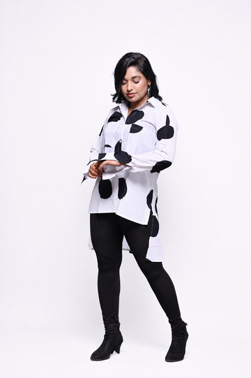 Black & White Polka Dost Shirt