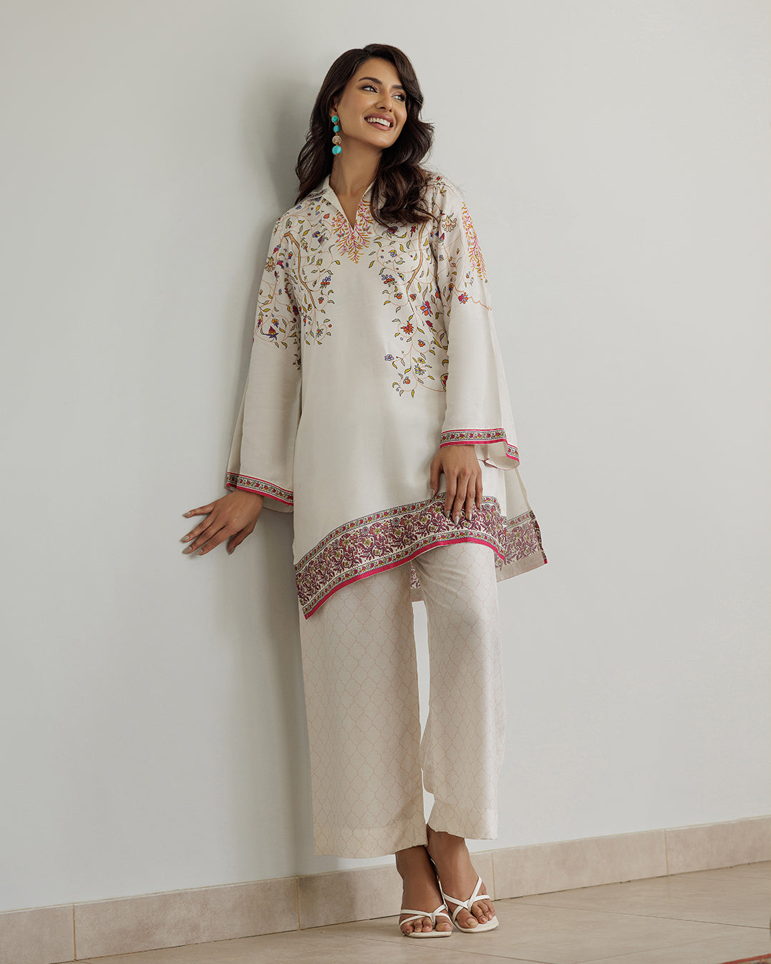Minimal Printed Elegant Co-Ord Set