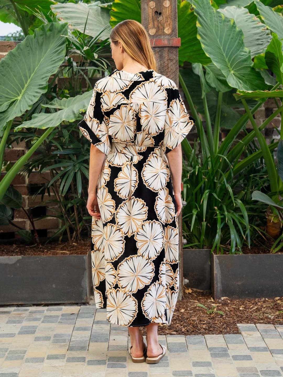 Black Printed Dress