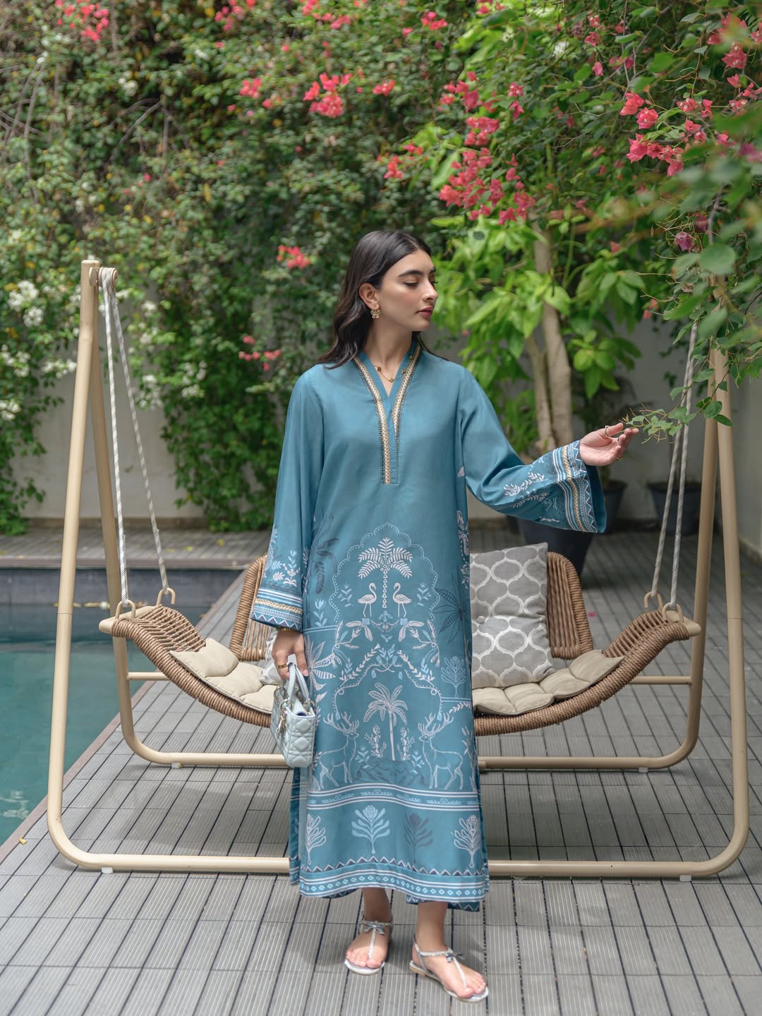 Chic Printed Elegant Co-ord Set