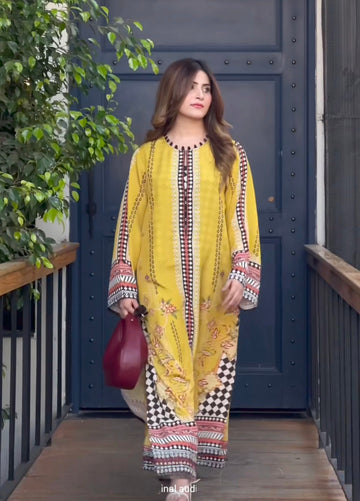 Yellow Printed Co-Ord Set