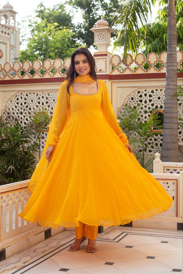 Anarkali Dupatta suit