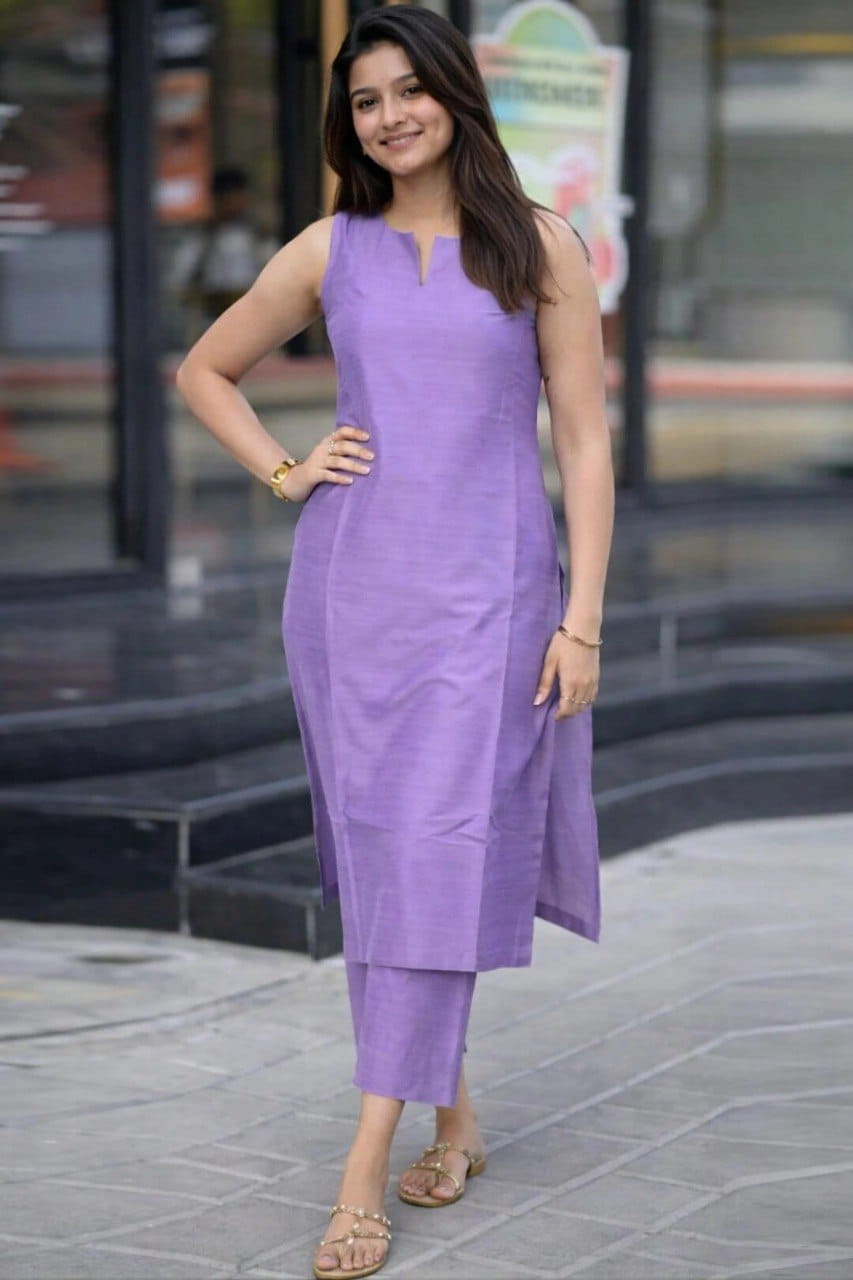Silk Kurta & Pants Set