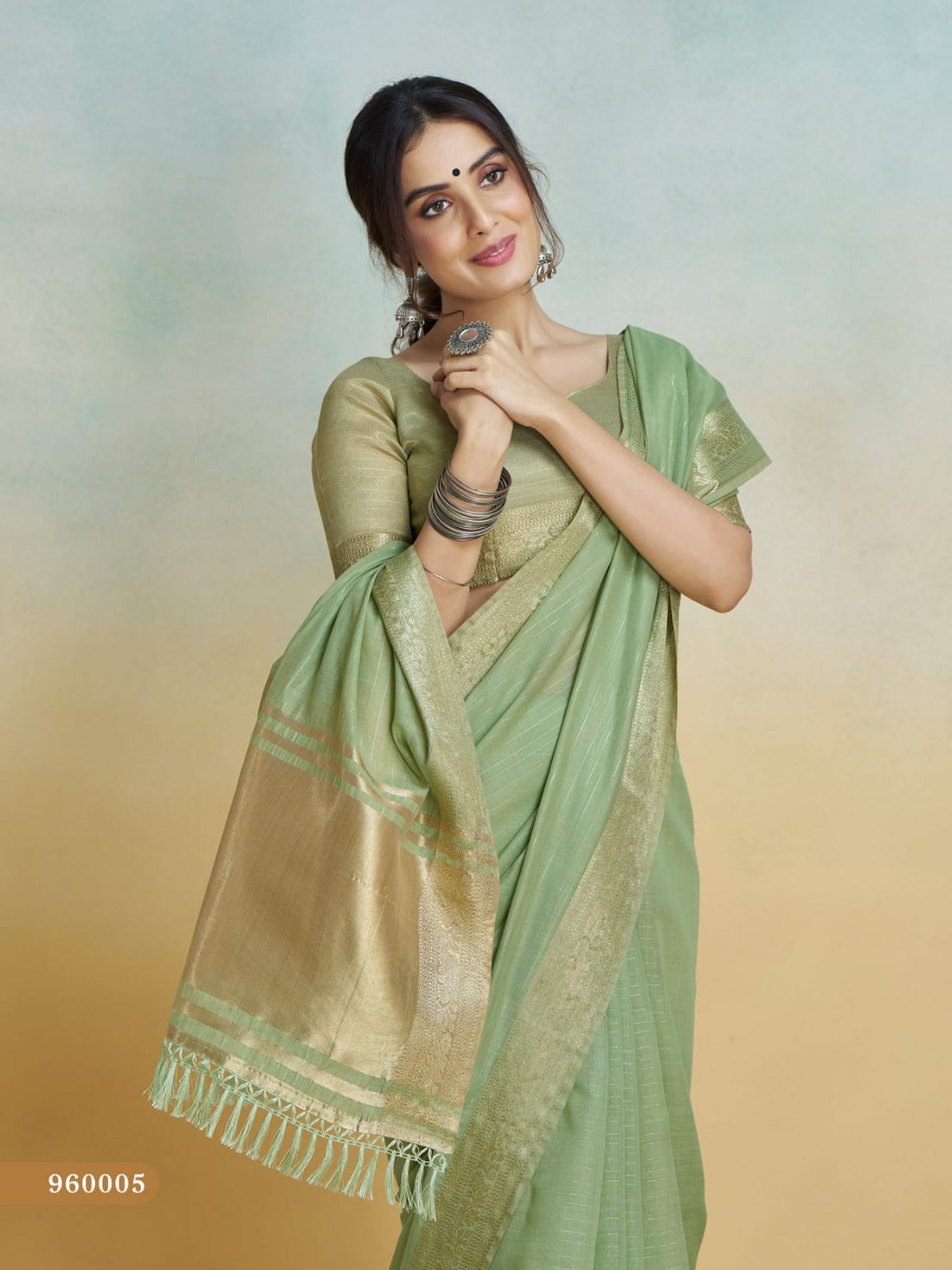 Shine Handloom Khadi Saree