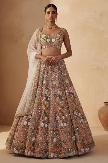 Fancy Net Lehenga