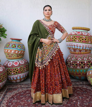 Featuring Printed Lehenga Choli