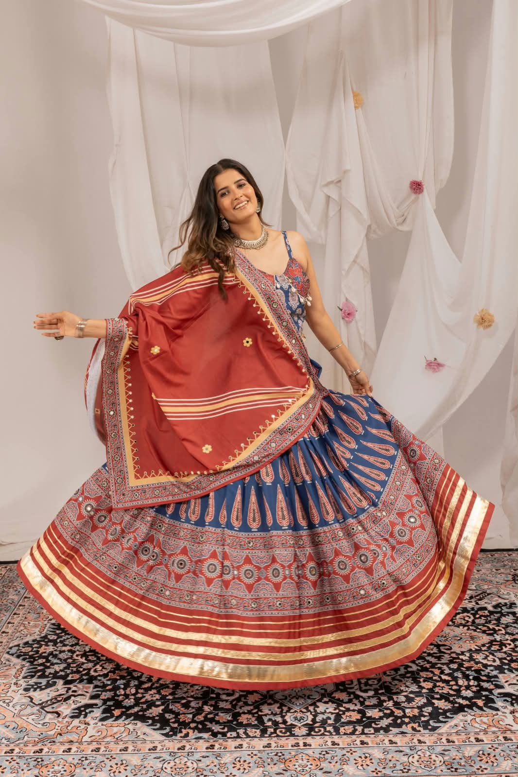 Simple Navratri Lehenga Set