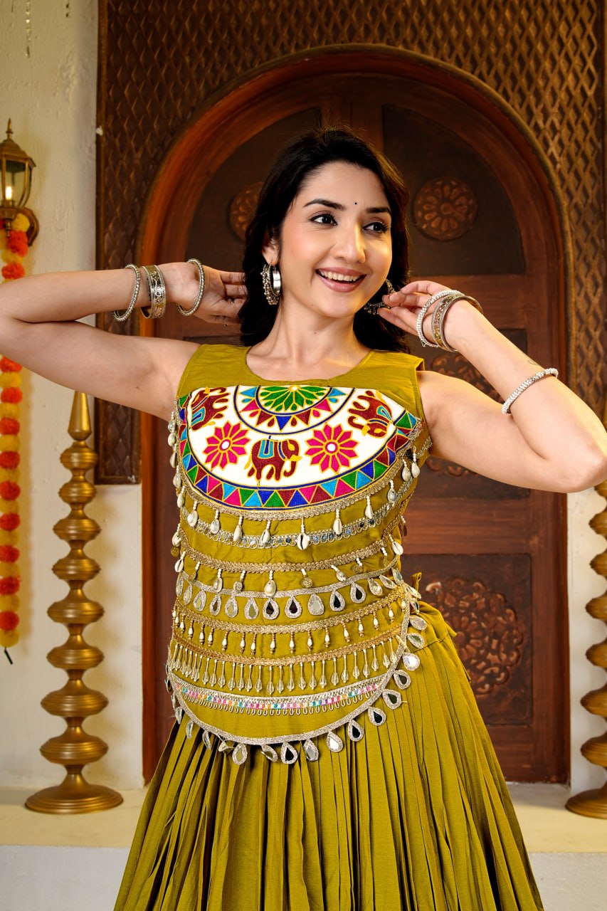 Embroidery Lehenga Set