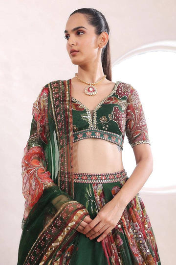 Stylish Floral Lehenga Set