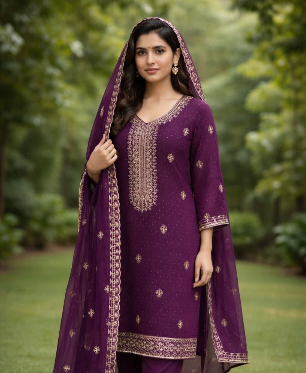 Bottom Kurti salwar Set