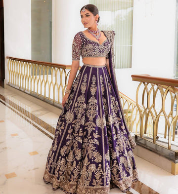 Faux Georgette Lehenga