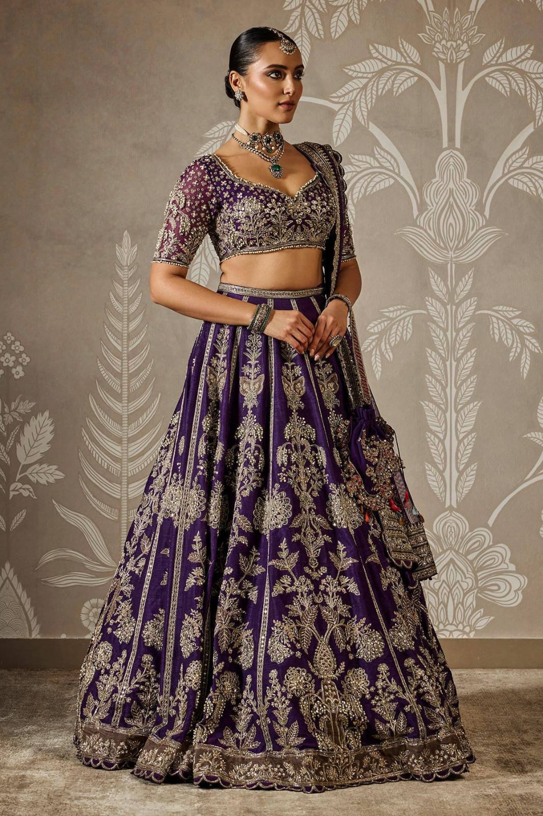 Faux Georgette Lehenga