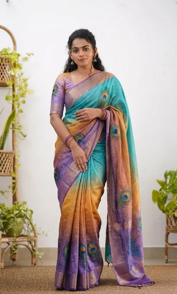 Pure Tussar Silk Saree