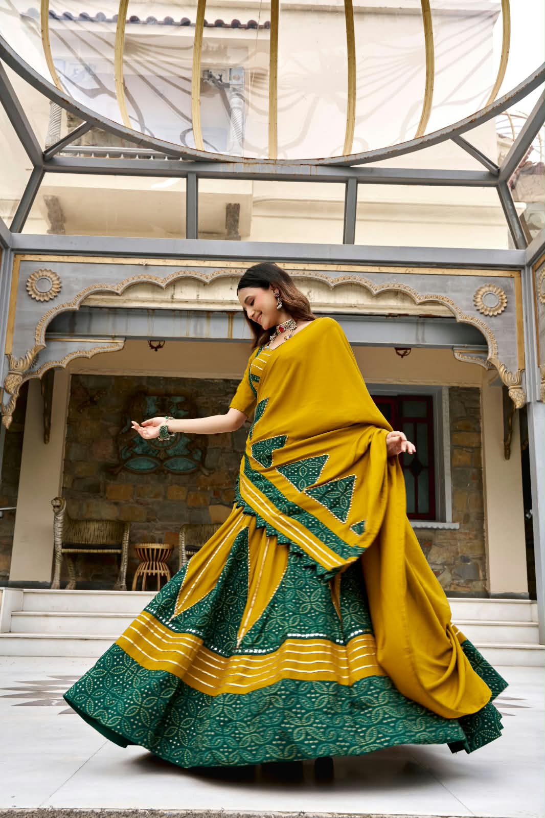 Beautiful Printed Lehenga Set