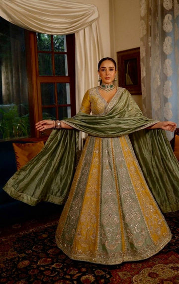 Silk lehenga