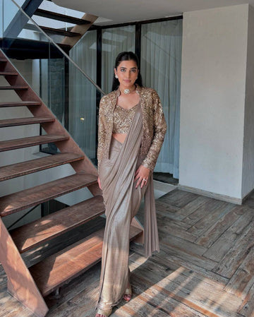 Embroidery silk Saree