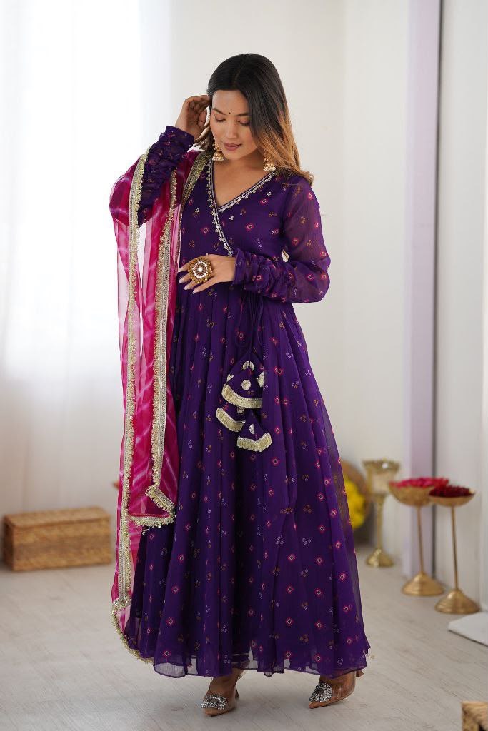 Festival With Beautiful Anarkali Set