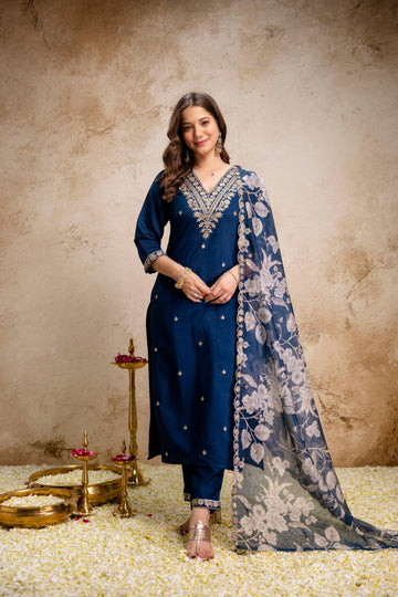 Roman Embroidery Salwar Set