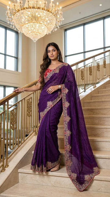 Ready Made Flower Saree