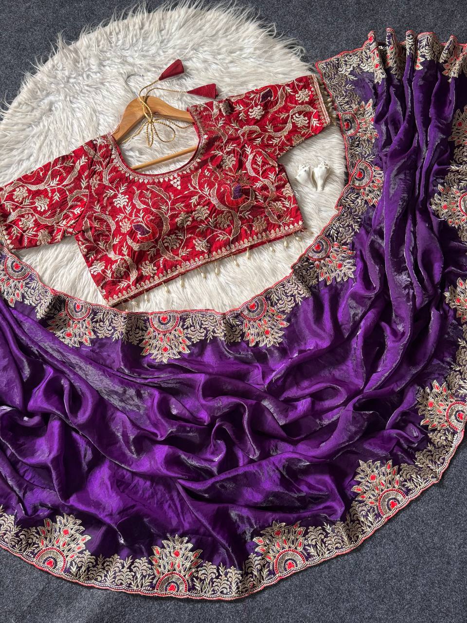 Ready Made Flower Saree
