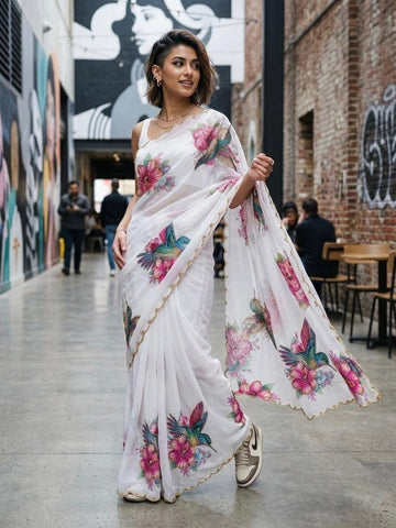 HANDWORK SOFT SAREE