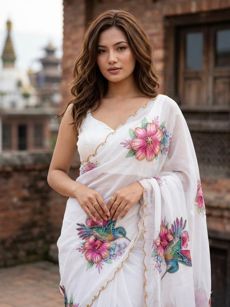 HANDWORK SOFT SAREE