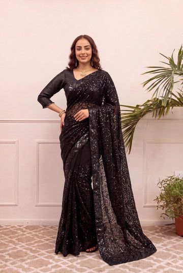 Embroidery Saree