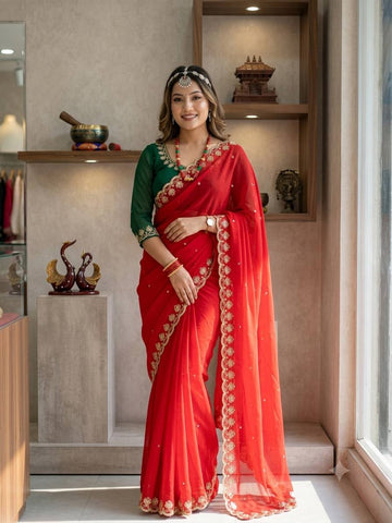 Soft Georgette Saree